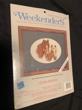 Weekenders “Stablemates" Counted Cross Stitch Kit
